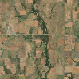Cotton County Satellite Map