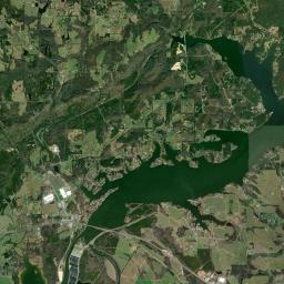 Weiss Dam Alabama map(satellite map)