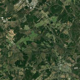 Ninety Six Satellite Map