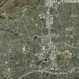 Canoga Park California map(satellite map)