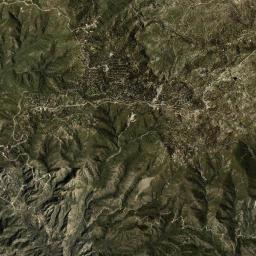Arrowbear Lake California map(satellite map)