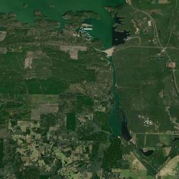 De Gray Arkansas map(satellite map)