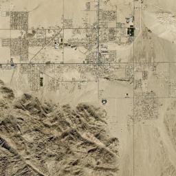 Smoke Tree California map(satellite map)