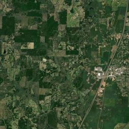 Central Arkansas map(satellite map)