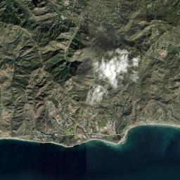 Malibu Beach California map(satellite map)