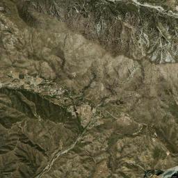 Forest Falls California map(satellite map)