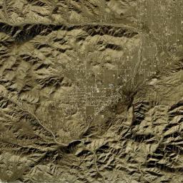 Morongo Valley California map(satellite map)