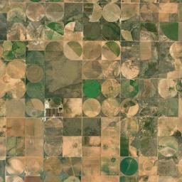 Lamb County Satellite Map