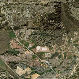 Calimesa California map(satellite map)