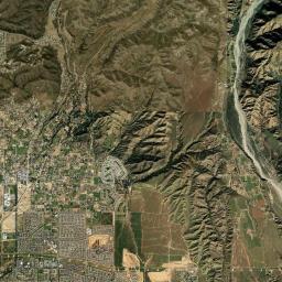 Cherry Valley California map(satellite map)