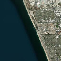 El Segundo California map(satellite map)