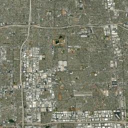 Athens California map(satellite map)