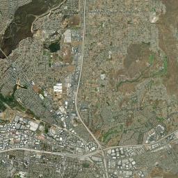 Corona California map(satellite map)