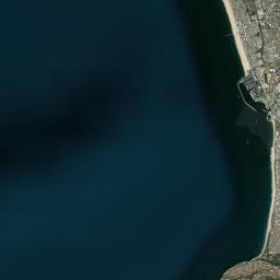 Hermosa Beach California map(satellite map)