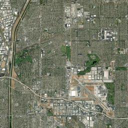 Bixby Knolls California map(satellite map)