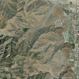Palm Springs California map(satellite map)