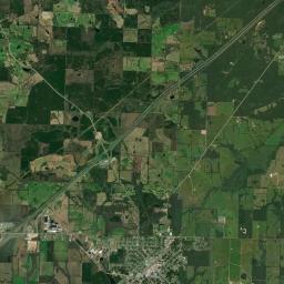 Prescott Arkansas Satellite Map