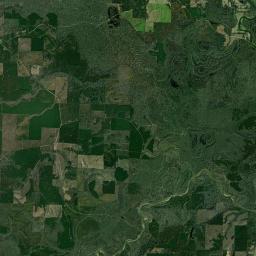 Kansas Arkansas map(satellite map)