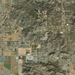 Green Acres California map(satellite map)