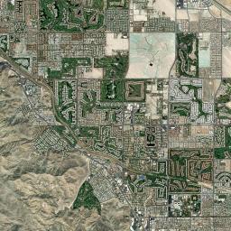 Rancho Mirage California map(satellite map)
