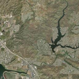 Canyon Lake California map(satellite map)