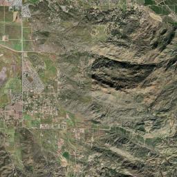 Ramona Bowl California map(satellite map)