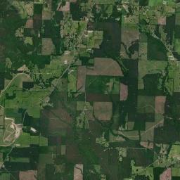 Powers Arkansas Satellite Map