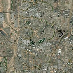 Sunset Village Arizona map(satellite map)