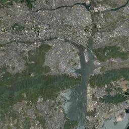 Kōchi Satellite Map