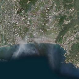 Kōnan Satellite Map