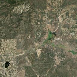 Cahuilla California map(satellite map)