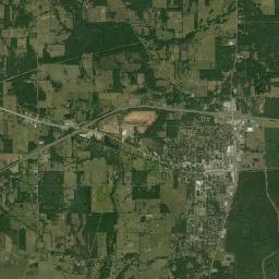 Bowie County Satellite Map