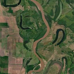 Hervey Arkansas map(satellite map)