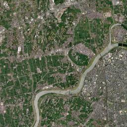 Kurume Satellite Map