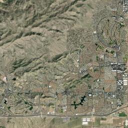 Wonder Rift Arizona map(satellite map)