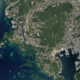 Sasebo Shi Satellite Map