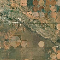 Yoakum County Satellite Map