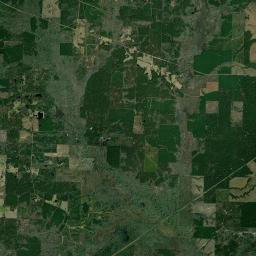 Spotville Arkansas Satellite Map