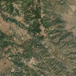 Banner California map(satellite map)