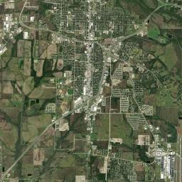 Hunt County Satellite Map