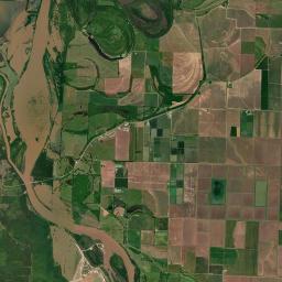 Canale Arkansas map(satellite map)