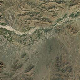 North Wazīristān Agency Satellite Map