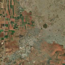 Izra‘ Satellite Map