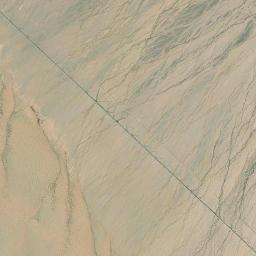 Cactus California map(satellite map)