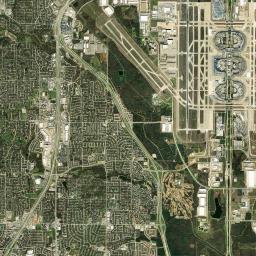 Terminal a @ Entry ll A10 - N - NS, Dallas/Fort Worth Interna Satellite Map