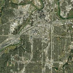 Fort Worth Satellite Map