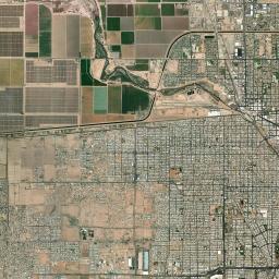 Calexico California map(satellite map)