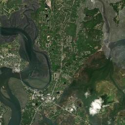 Beaufort Satellite Map