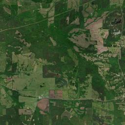 Hugo Alabama map(satellite map)