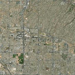 Catalina Foothills Arizona map(satellite map)